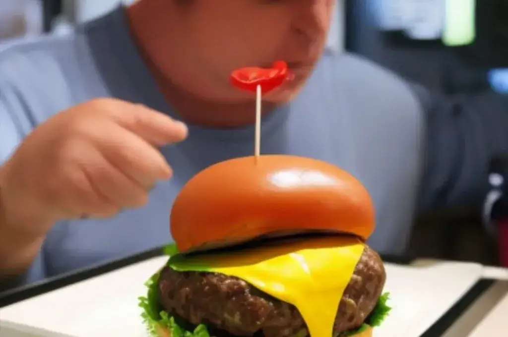 Zdjęcie Ile kalorii ma burger wołowy z frytkami? Sprawdź, co jesz!